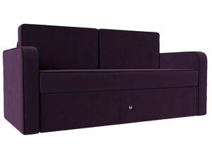Детский диван трансформер Смарт | Фиолетовый | Черный