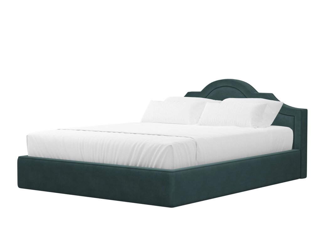 Интерьерная кровать Афина | бирюзовый от компании M-Lion мебель - фото 1