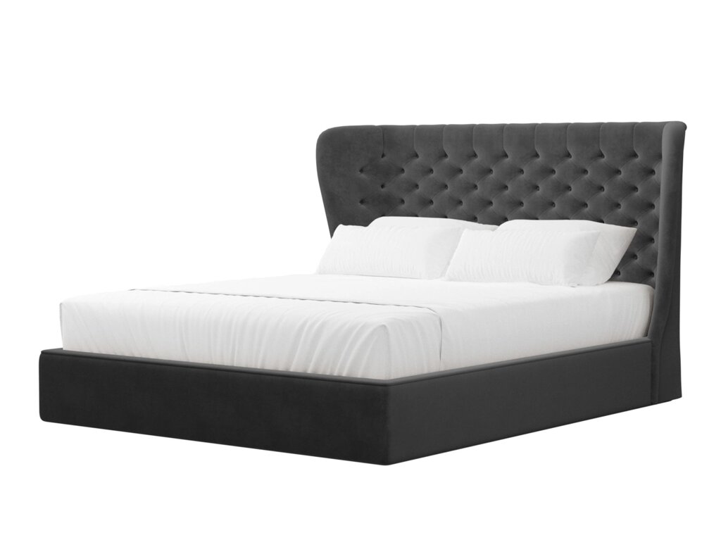 Интерьерная кровать Далия | Серый от компании M-Lion мебель - фото 1