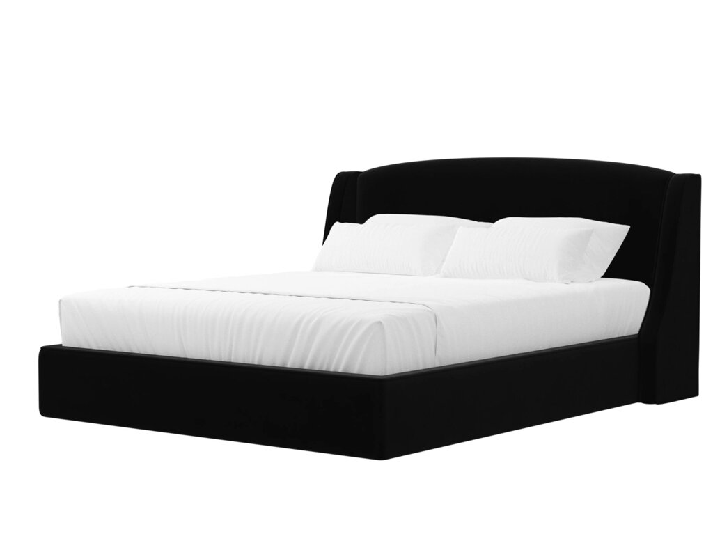 Интерьерная кровать Лотос | Черный от компании M-Lion мебель - фото 1
