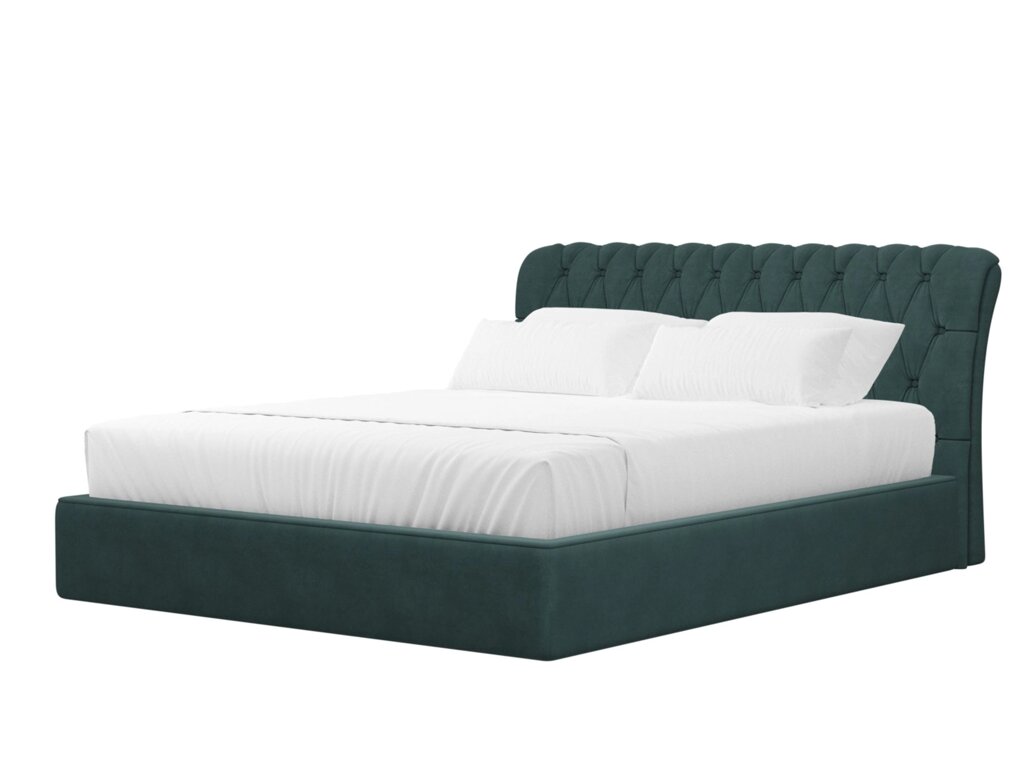 Интерьерная кровать Сицилия | бирюзовый от компании M-Lion мебель - фото 1