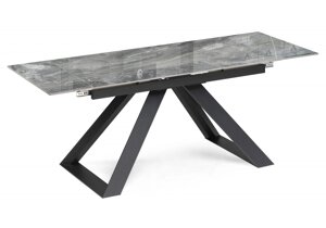 Керамический стол Гарднер 140(200)х80х76 оробико - черный