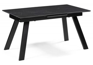 Керамический стол Соммерс 140(180)х80х75 черный мрамор - черный