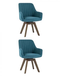 Комплект из двух стульев | MANS | бирюзовый