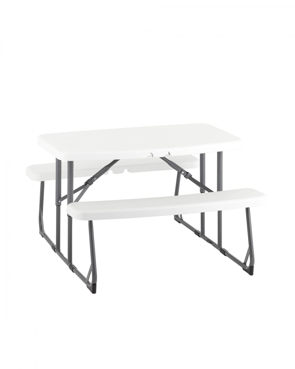 Комплект стола и двух скамеек | Кейт | белый от компании M-Lion мебель - фото 1