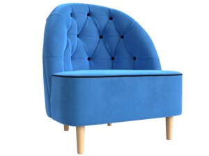 Кресло Амиса | голубой | черный