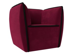 Кресло Бергамо | Бордовый | Черный