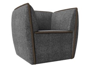 Кресло Бергамо | Серый | коричневый