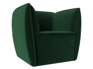 Кресло Бергамо, велюр, зеленый