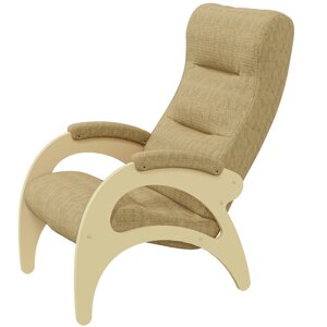 Кресло для отдыха Модель 41 б | л Ткань мальта 03 | каркас дуб шампань