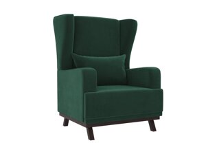 Кресло Джон, велюр, зеленый