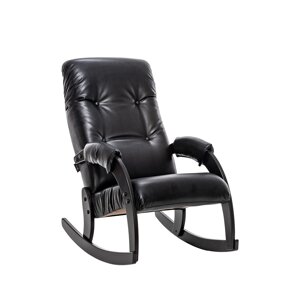 Кресло-качалка Модель 67 Венге, к-з Vegas Lite Black, Венге, Vegas Lite Black