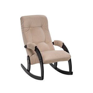 Кресло-качалка Модель 67 Венге, ткань V 18, Венге, V18 бежевый