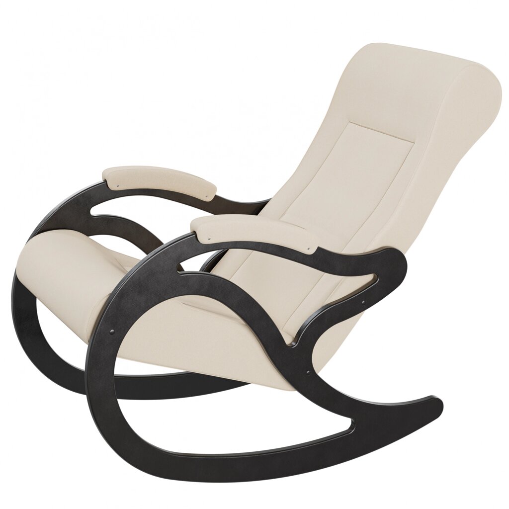 Кресло-качалка Модель 7 б | л Ткань Махх 100 | Каркас венге от компании M-Lion мебель - фото 1