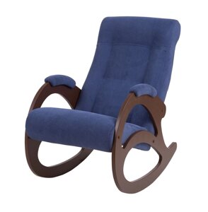 Кресло-качалка Орион 4 | Орех | Verona Denim Blue |