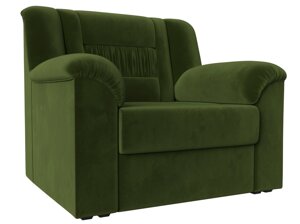 Кресло Карелия, микровельвет, зеленый