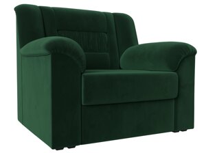 Кресло Карелия, велюр, зеленый