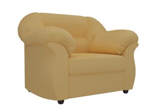 Кресло Карнелла, микровельвет, желтый