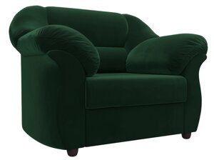 Кресло Карнелла, велюр, зеленый