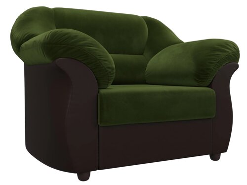 Кресло Карнелла | зеленый | коричневый