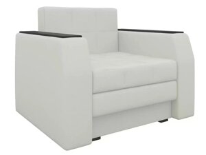 Кресло-кровать Атлантида, экокожа, белый