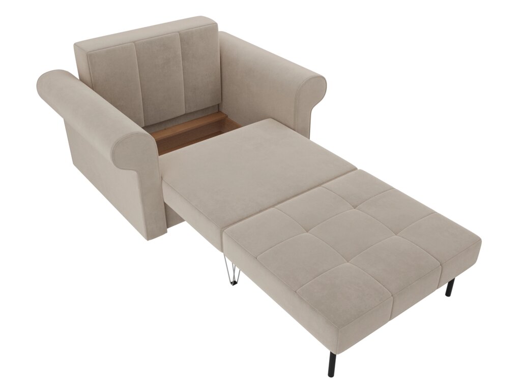 Кресло-кровать Берли | Бежевый от компании M-Lion мебель - фото 1