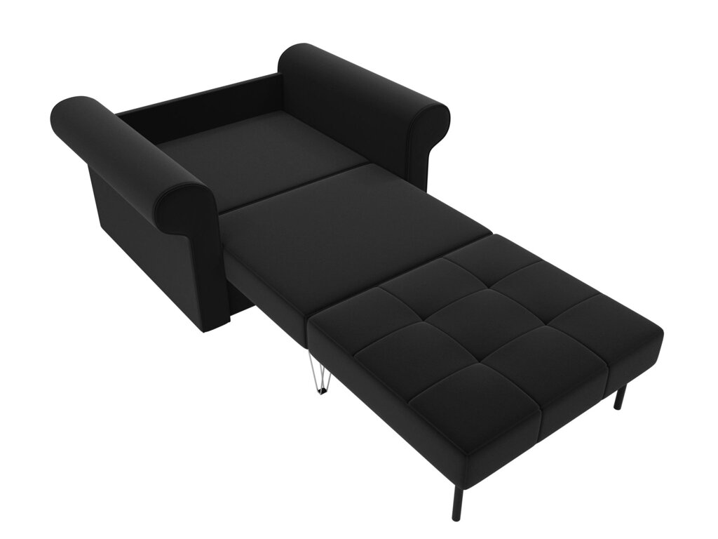 Кресло-кровать Берли | Черный от компании M-Lion мебель - фото 1