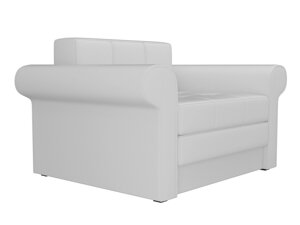 Кресло-кровать Берли, экокожа, белый