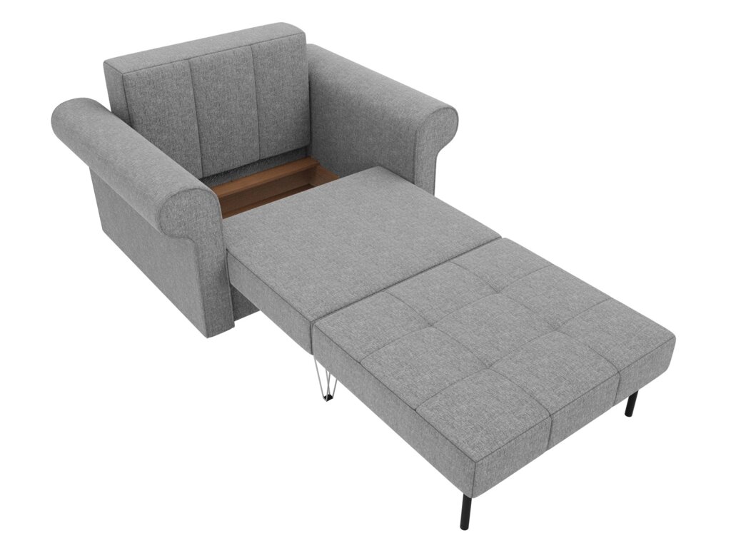Кресло-кровать Берли | Серый от компании M-Lion мебель - фото 1