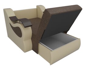 Кресло-кровать Меркурий 60, рогожка, коричневый, бежевый