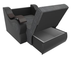 Кресло-кровать Меркурий 60, рогожка, серый, черный