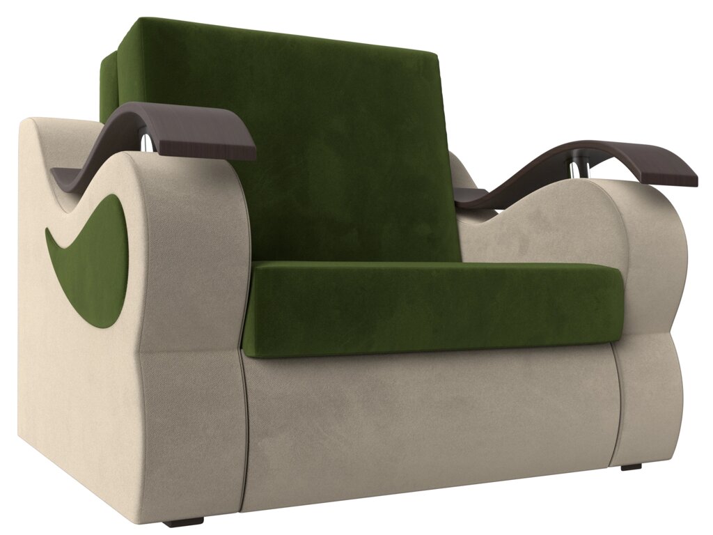 Кресло-кровать Меркурий 60 | Зеленый | Бежевый от компании M-Lion мебель - фото 1
