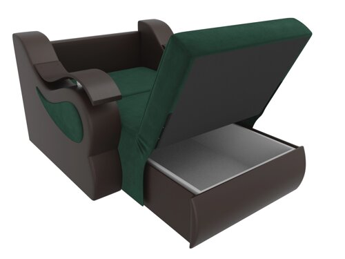 Кресло-кровать Меркурий 60 | зеленый | коричневый