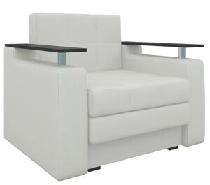 Кресло-кровать Мираж, экокожа, белый