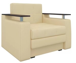 Кресло-кровать Мираж, экокожа, бежевый