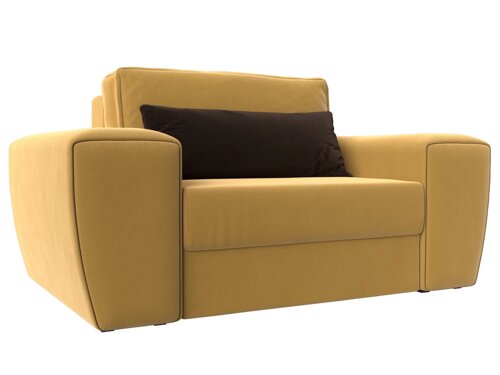 Кресло Лига-008 | Желтый | коричневый