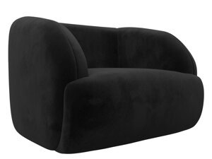 Кресло Лига-041, велюр, черный