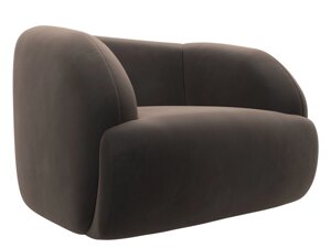 Кресло Лига-041, велюр, коричневый