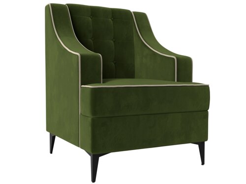 Кресло Марк | Зеленый | Бежевый