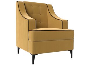 Кресло Марк | Желтый | коричневый