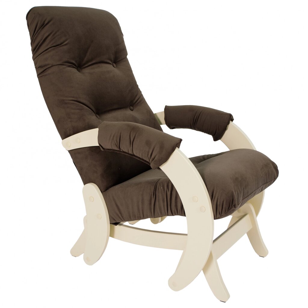Кресло-маятник Модель 68 Ткань MAXX235 | каркас дуб шампань от компании M-Lion мебель - фото 1