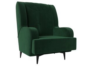 Кресло Неаполь, велюр, зеленый