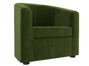 Кресло Норден, микровельвет, зеленый