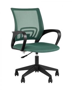 Кресло офисное TopChairs ST-Basic сетка, ткань зеленый
