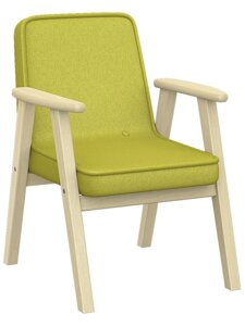 Кресло Ретро ткань лайм | каркас лак