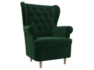 Кресло Торин Люкс, велюр, зеленый