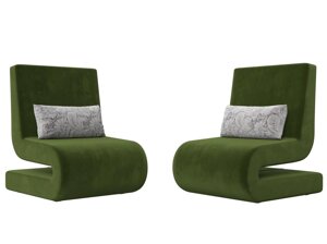 Кресло Волна | Зеленый