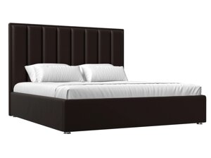 Кровать интерьерная Афродита 160, экокожа, коричневый