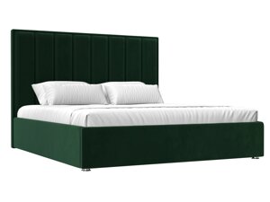 Кровать интерьерная Афродита 180, велюр, зеленый