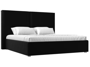 Кровать интерьерная Аура 160, экокожа, черный